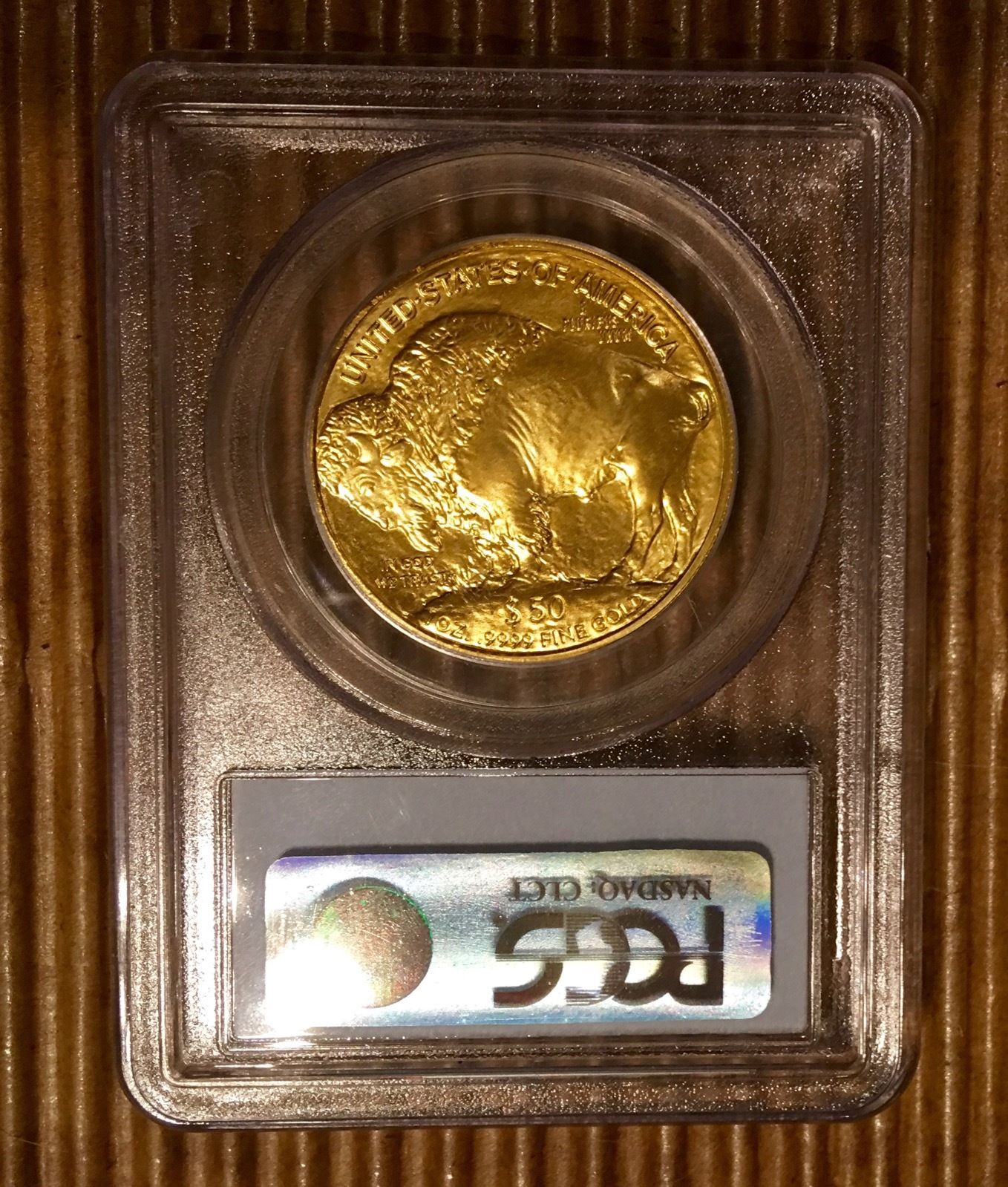 2008 $50 Gold American Buffalo MS70 PCGS