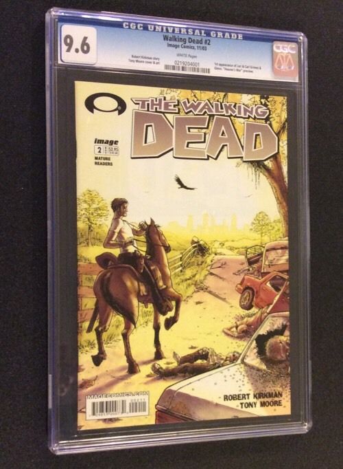 WALKING DEAD #1 CGC 9.6 Comics #2 3 4 5 6 ALL FIRST PRINTS 1st Appearance Rick++