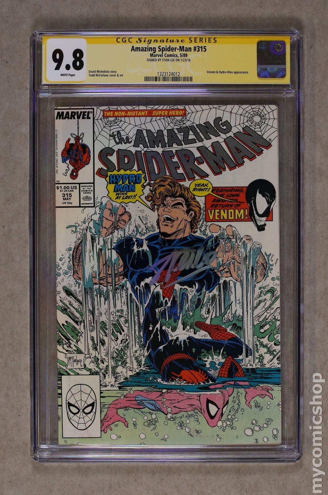 Amazing Spider-Man (1963 1st Series) #315 CGC 9.8 SS 1323124012