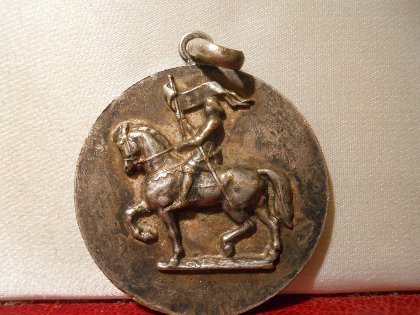 Joan of Arc 41mm French medal Bronze Pendant