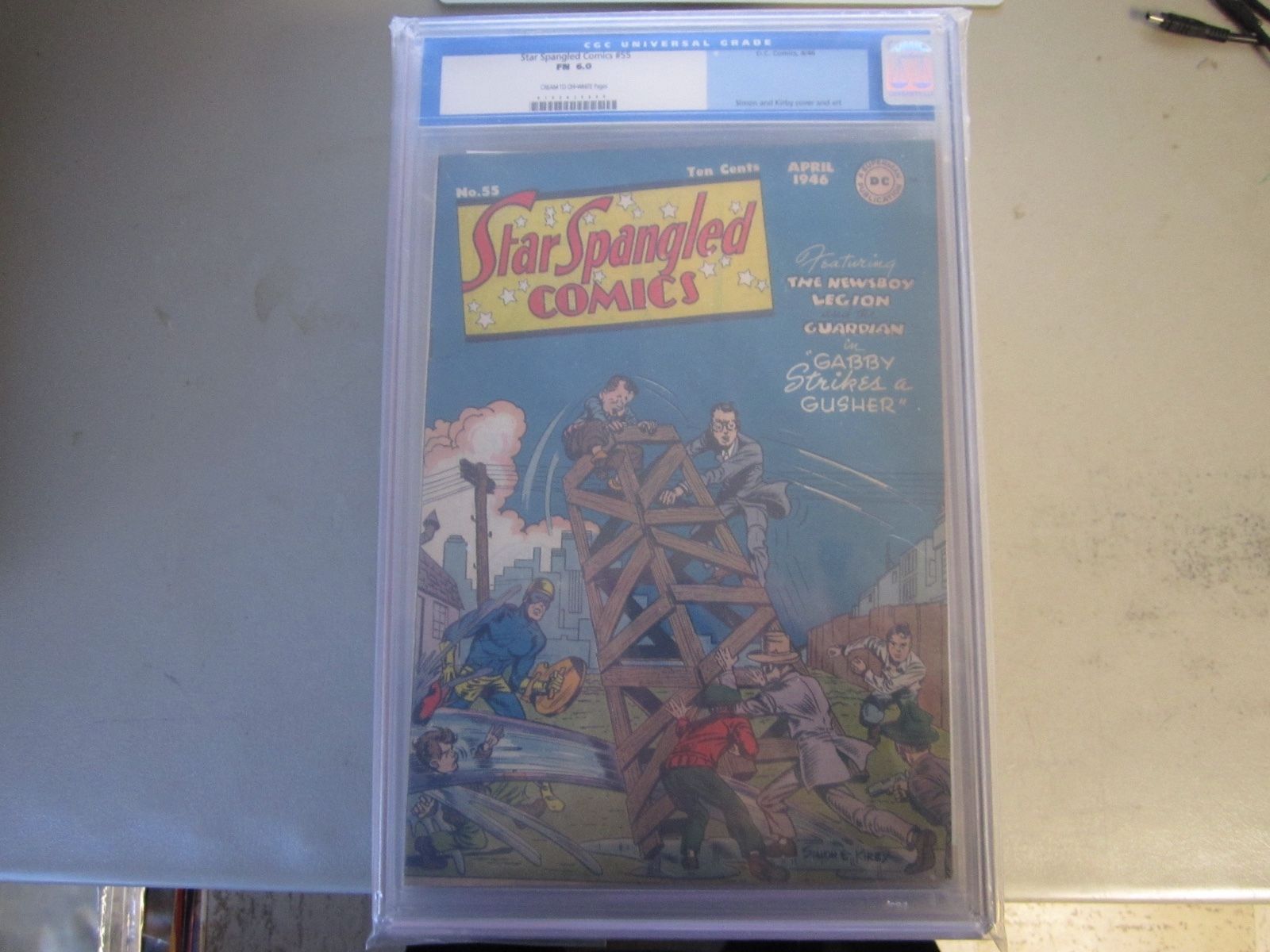 STAR SPANGLED COMICS #55 CGC 6.0 COMIC BOOK 1946