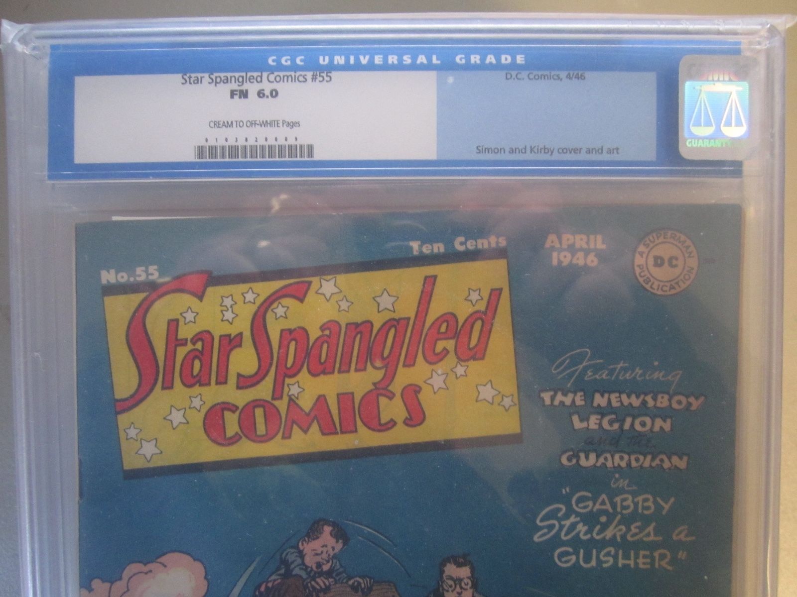 STAR SPANGLED COMICS #55 CGC 6.0 COMIC BOOK 1946