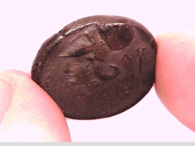 GREECE AKARNANIA LEUKAS ANCIENT STATER COIN ATHENA PEGASUS FLYING HORSE CADUCEUS