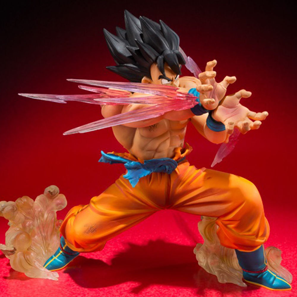 Dragon Ball Z Son Goku KAMEHAMEHA PVC Figure 15cm Anime Toy Doll Hobbies Gift