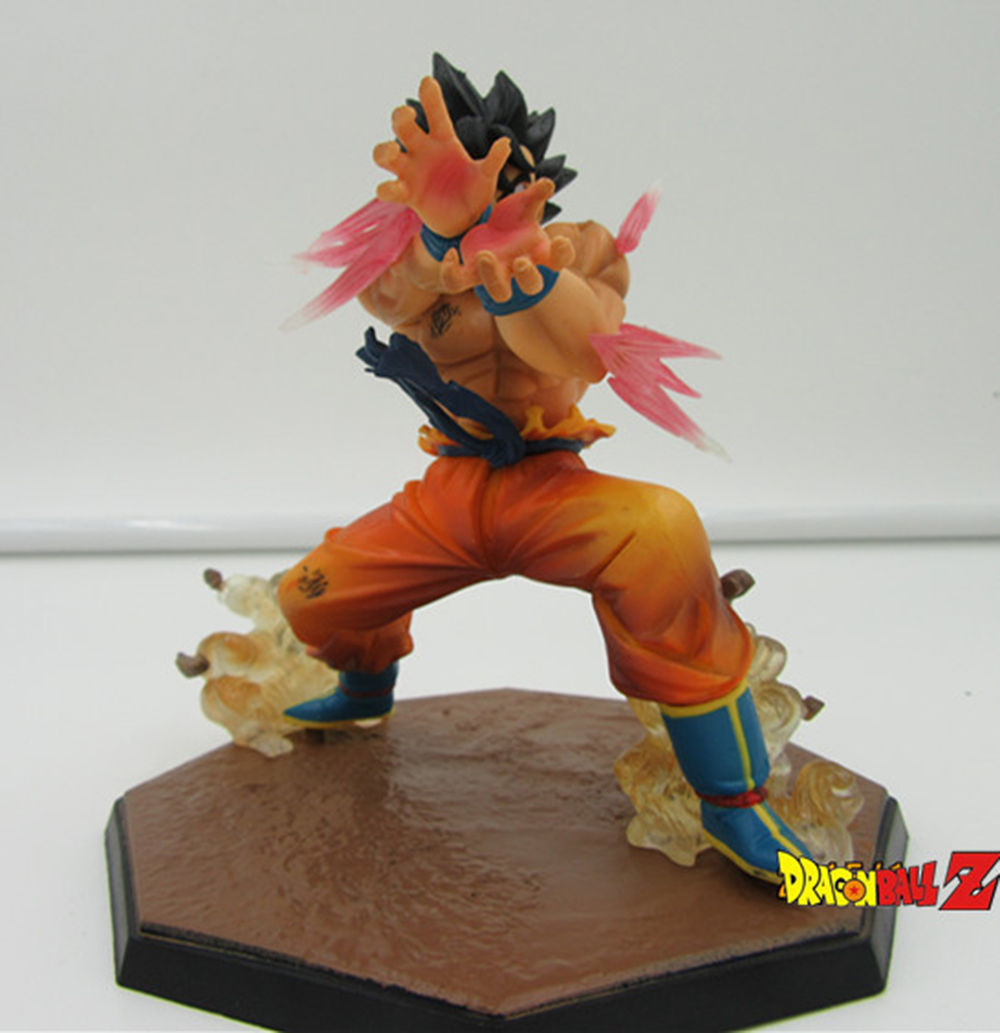 Dragon Ball Z Son Goku KAMEHAMEHA PVC Figure 15cm Anime Toy Doll Hobbies Gift