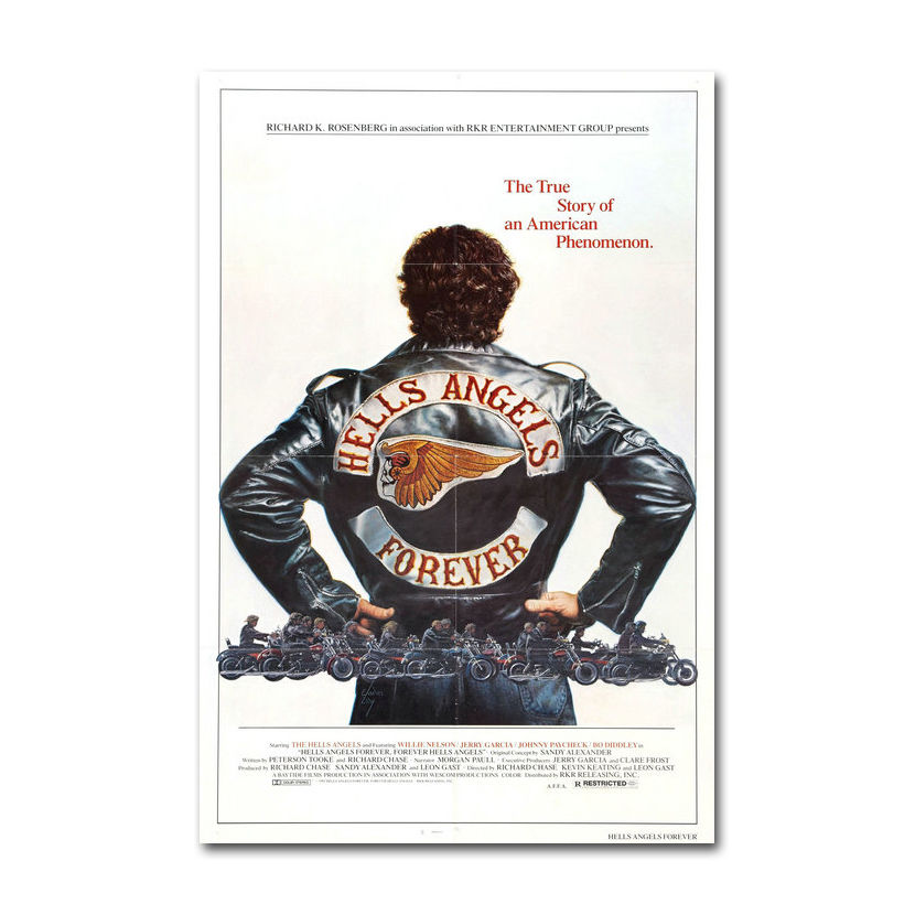 HELLS ANGELS FOREVER Movie Art Silk Poster Print 12x18 24x36 inch