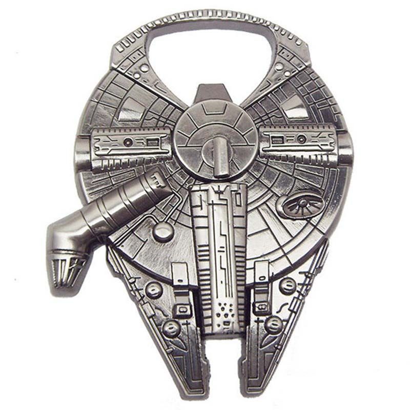 Kitchen Bar Tools Beer Wine Bottle Opener Millennium Falcon Spaceship Metal