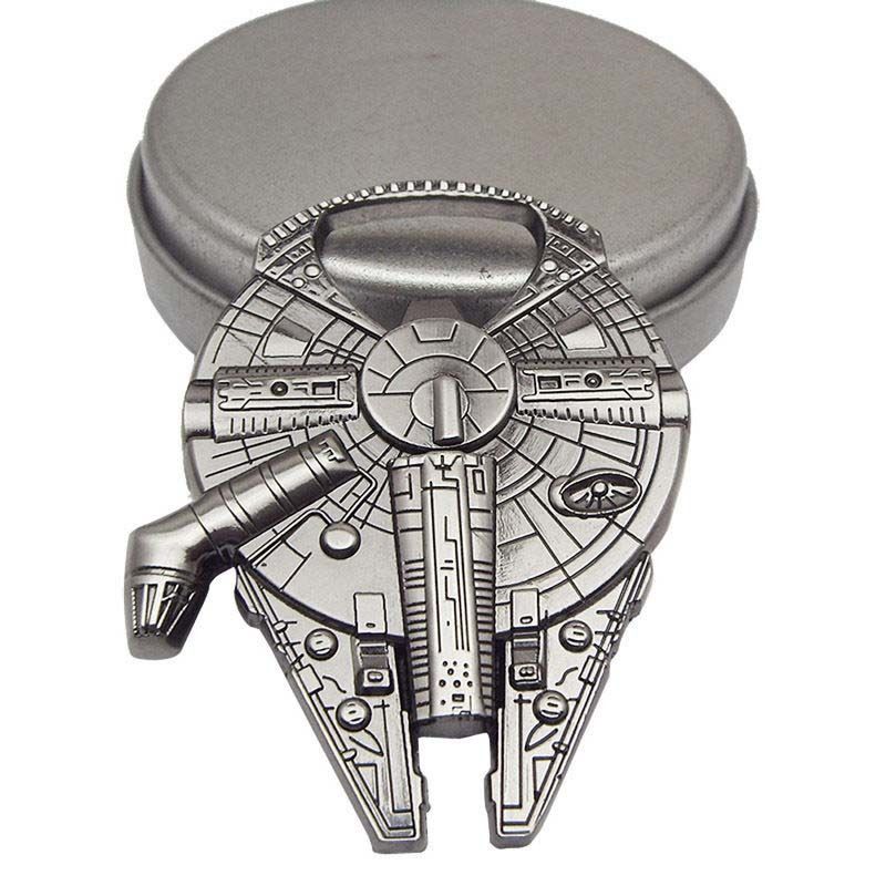 Kitchen Bar Tools Beer Wine Bottle Opener Millennium Falcon Spaceship Metal