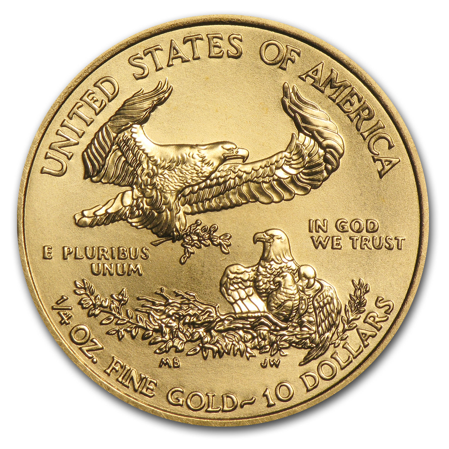 2015 1/4 oz Gold American Eagle BU - SKU #84885