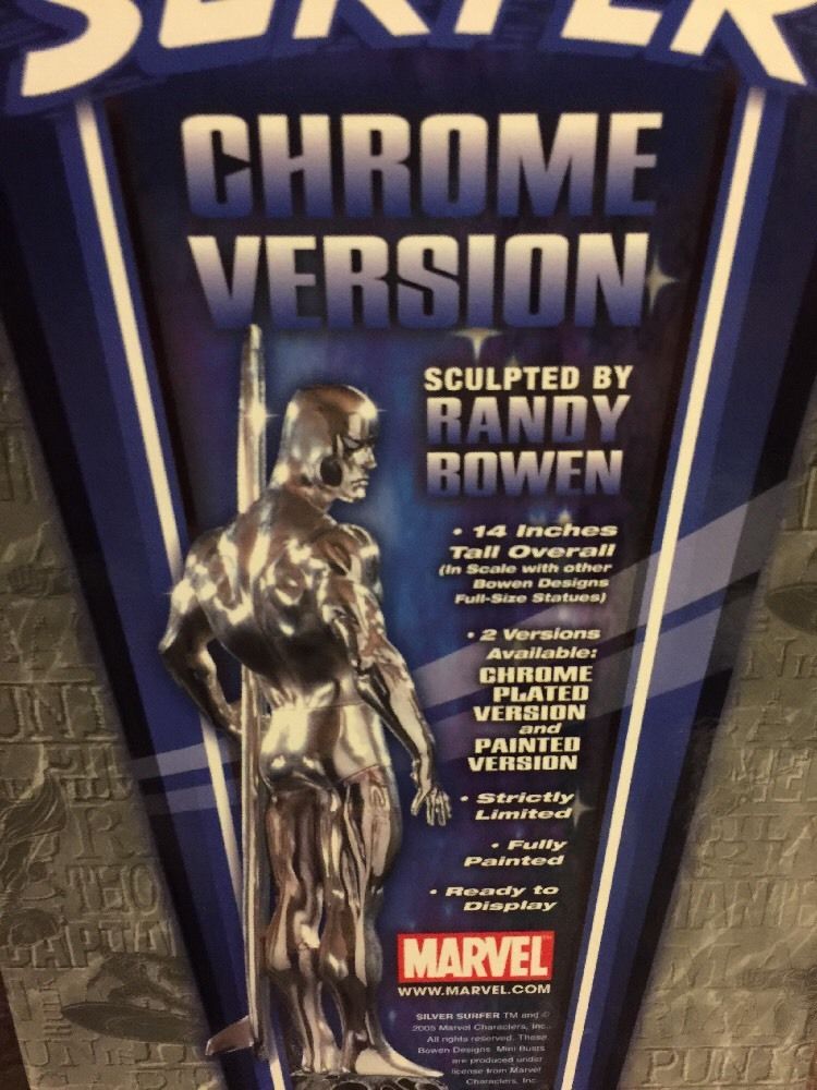 SILVER SURFER PAINTED VERSION  Bowen Designs Statue  0452/1000