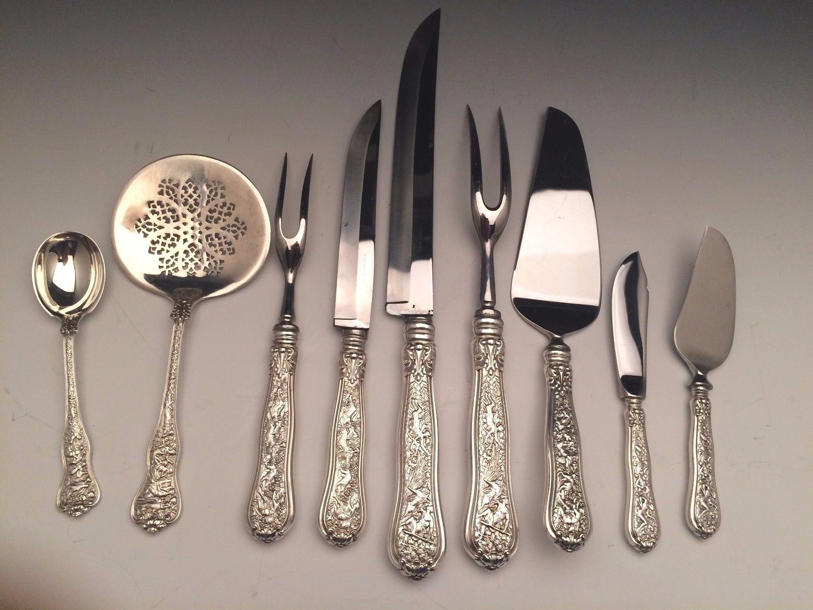 Olympian by Tiffany & Co - sterling silver flatware set - 237 pieces - NO monos!