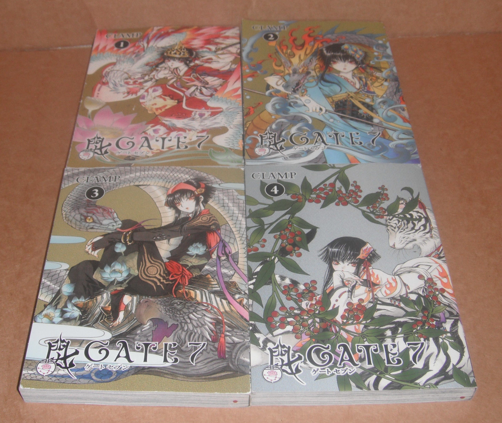 Gate 7 Vol.1,2,3,4 by Clamp Manga Graphic Novel Bundle Set English