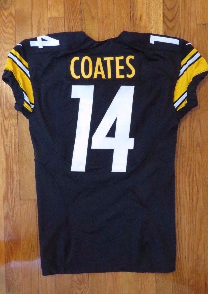 2015 Sammie Coates Game Used Worn Pittsburgh Steelers Nike Football Jersey NFL