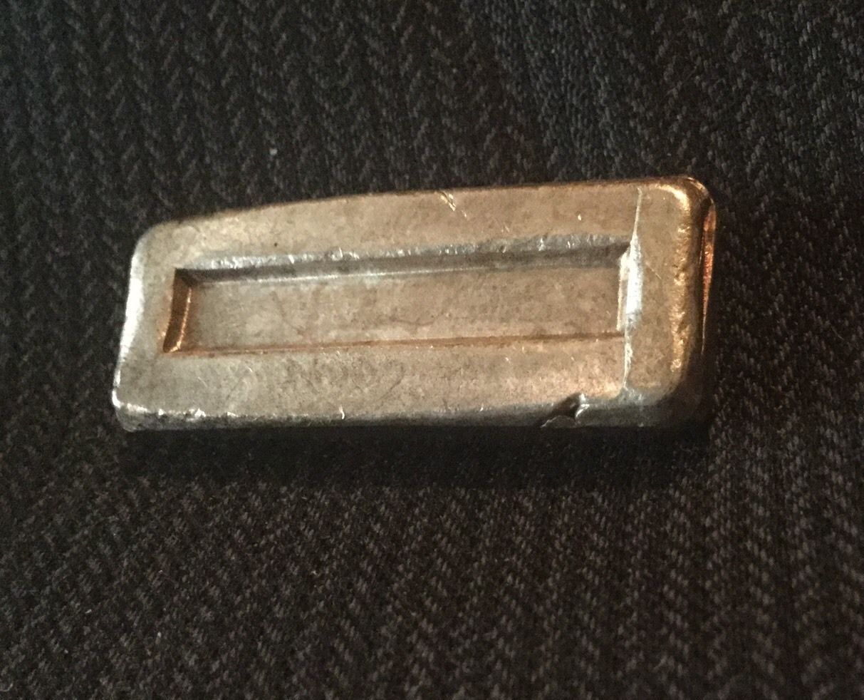 Green Valley .999 1oz Pure Silver Bar Old Vintage Nugget of Arizona Silver