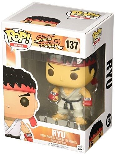 Funko - POP Games: Street Fighter - Ryu #137 Vinyl Action Figure New In Box