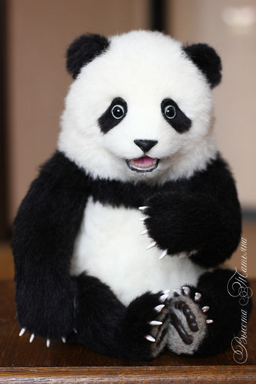 OOAK. Panda Aimee-38cm. Realistic Bear. Teddy bears. Handmade.