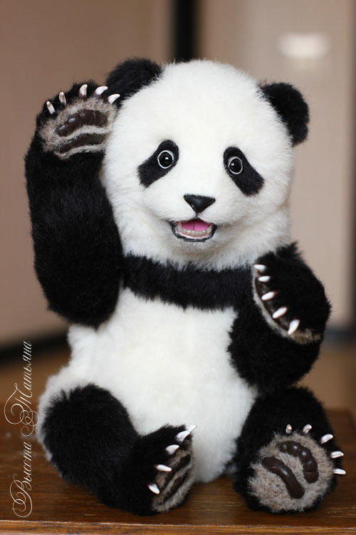 OOAK. Panda Aimee-38cm. Realistic Bear. Teddy bears. Handmade.