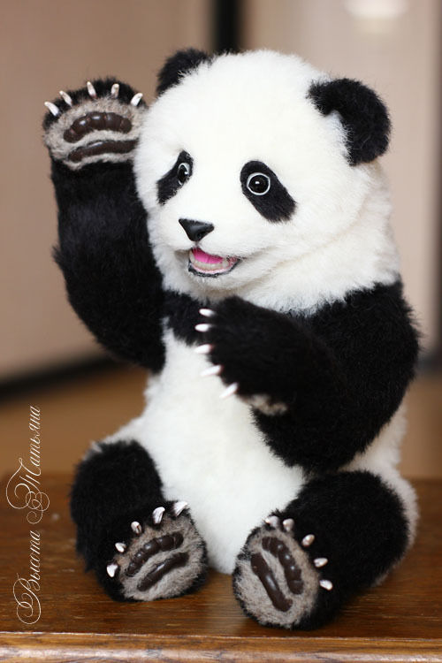 OOAK. Panda Aimee-38cm. Realistic Bear. Teddy bears. Handmade.