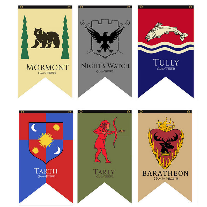 Game Of Thrones3 House Tournament Welcome Garden Patio Decor Flag Poster Toy