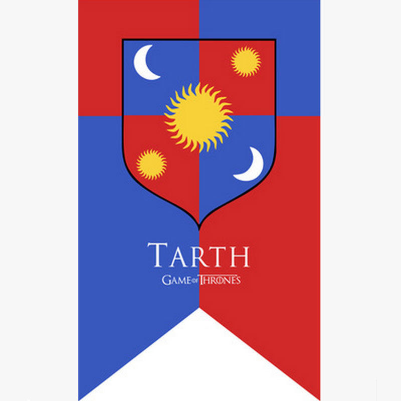 Game Of Thrones3 House Tournament Welcome Garden Patio Decor Flag Poster Toy