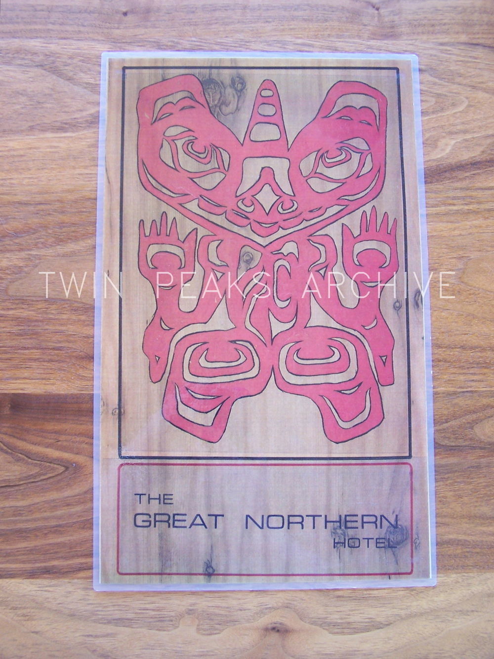 Twin Peaks Screen Used Prop Great Northern Hotel Menu w/ signed & notarized COA