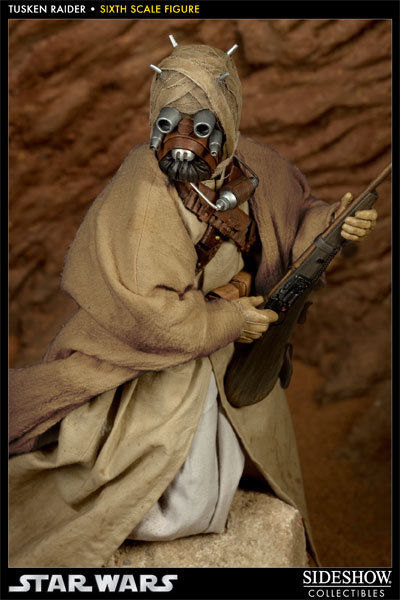 SIDESHOW STAR WARS TUSKEN RAIDER 1/6 SCALE FIGURE SCUM & VILLIANY 10007 NEW