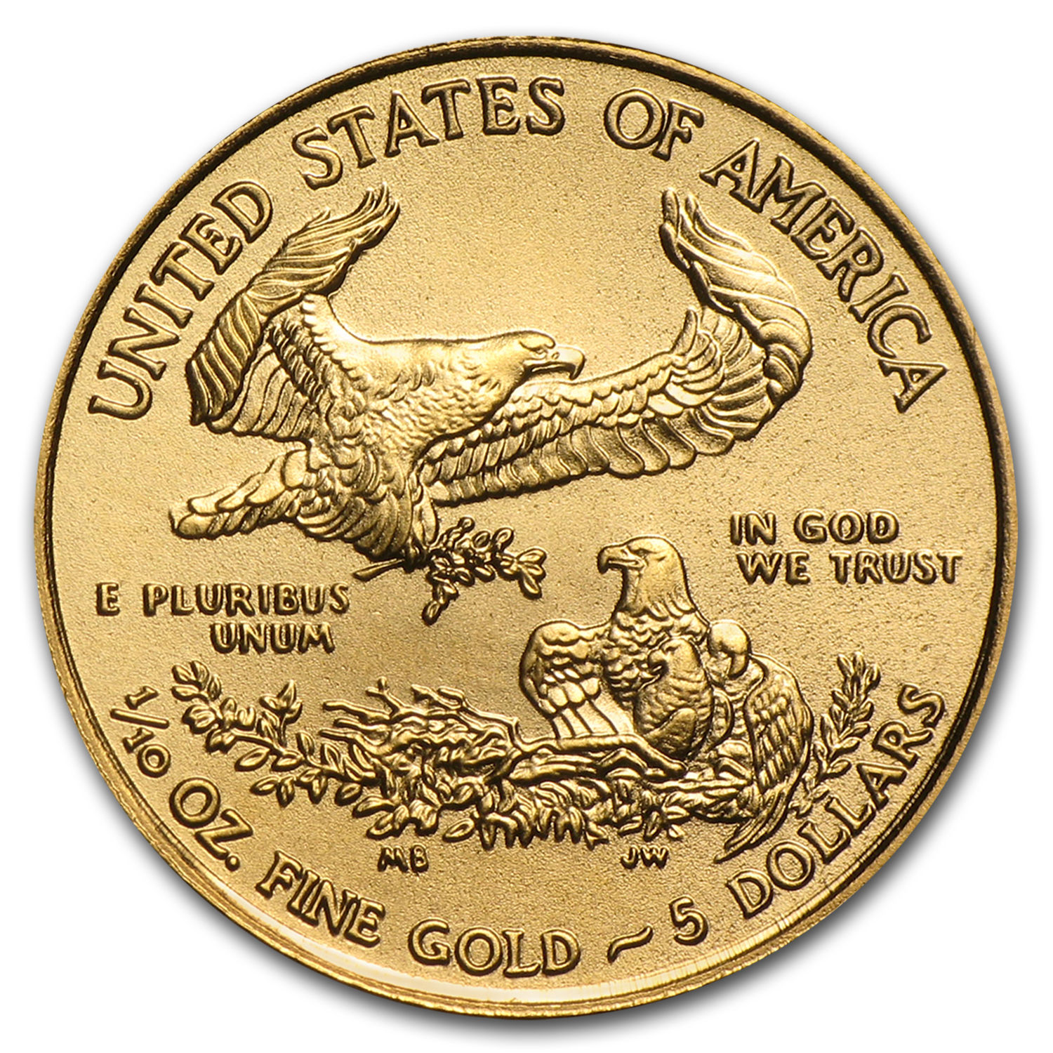 2015 1/10 oz Gold American Eagle BU - SKU #84886