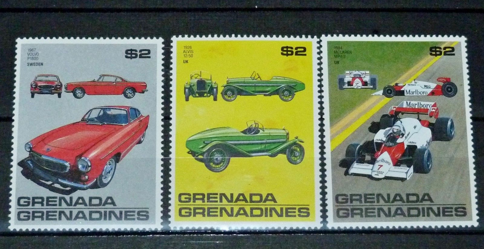 Grenada Grenadines Cars 1988 Scott #1018-1020 Lot of 9 Stamps Mint MNH