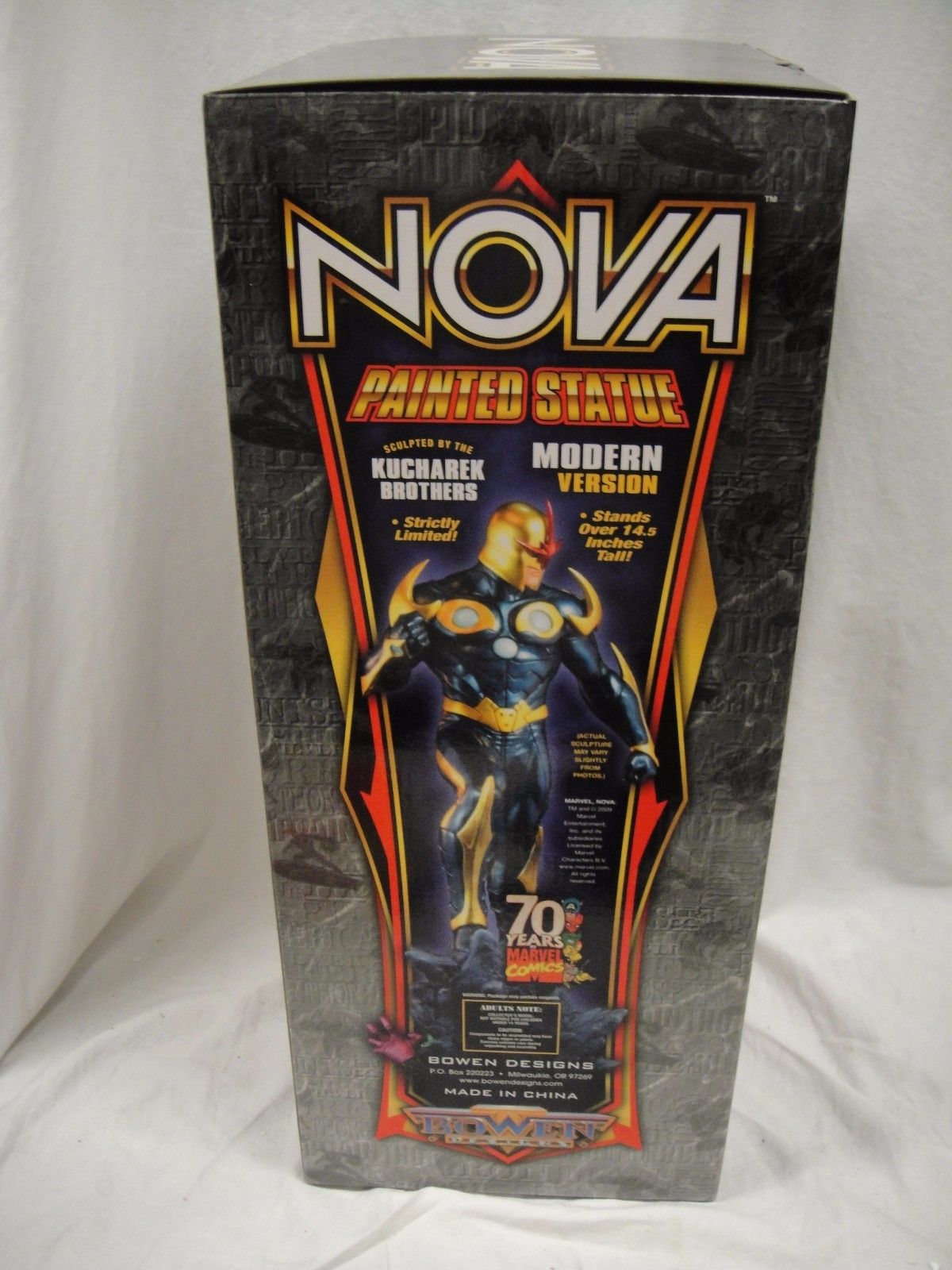 BOWEN DESIGNS  NOVA MODERN VERSION STATUE MARVEL AVENGERS Bust Sideshow Figure