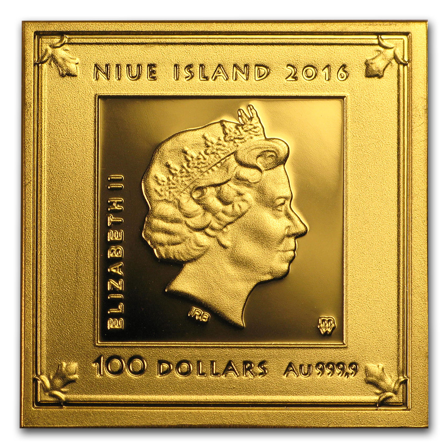 2016 Niue 1.5 oz Gold Temple of Art Proof (Pyramid Coin) - SKU #132522