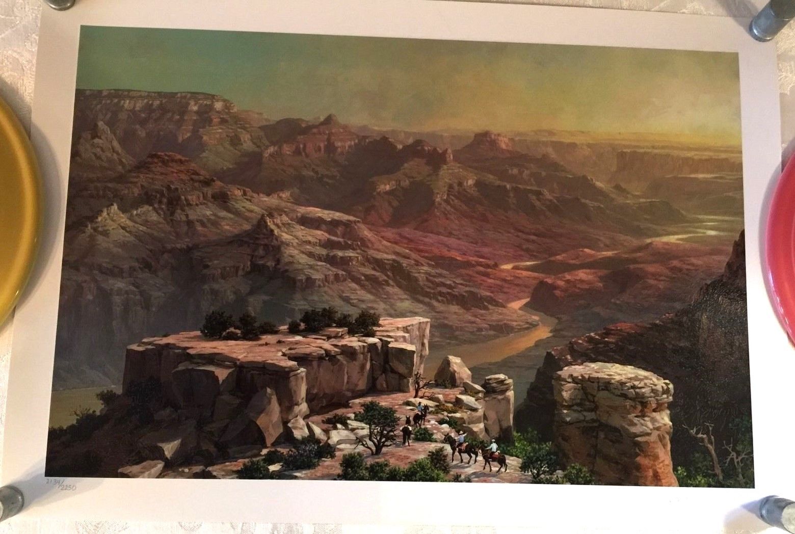 GRAND CANYON VISTA by ALEXANDER CHEN SIGNED/NUMBERED 2134/2250