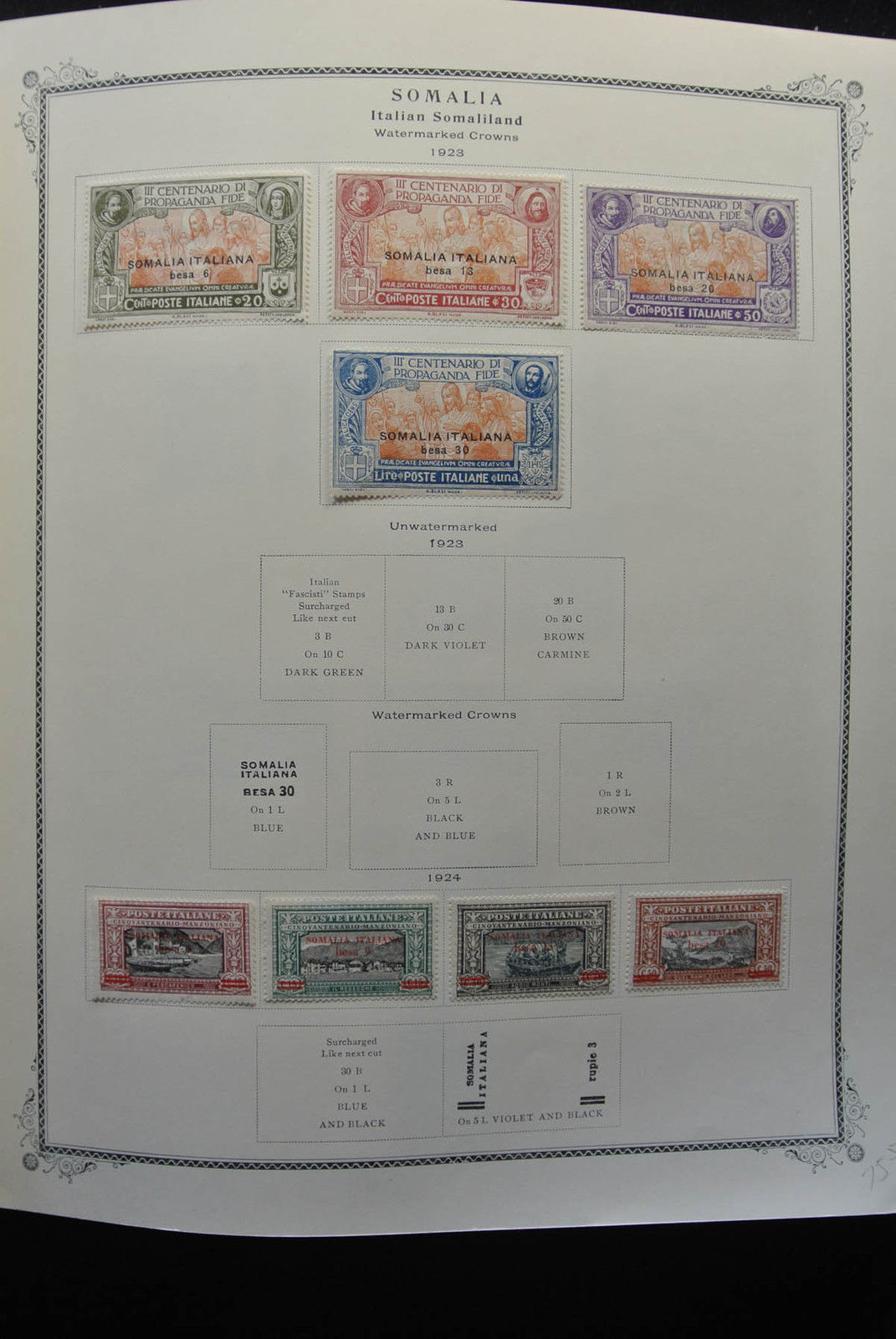 Lot 26220 Collection stamps of Somalia 1903-2000.