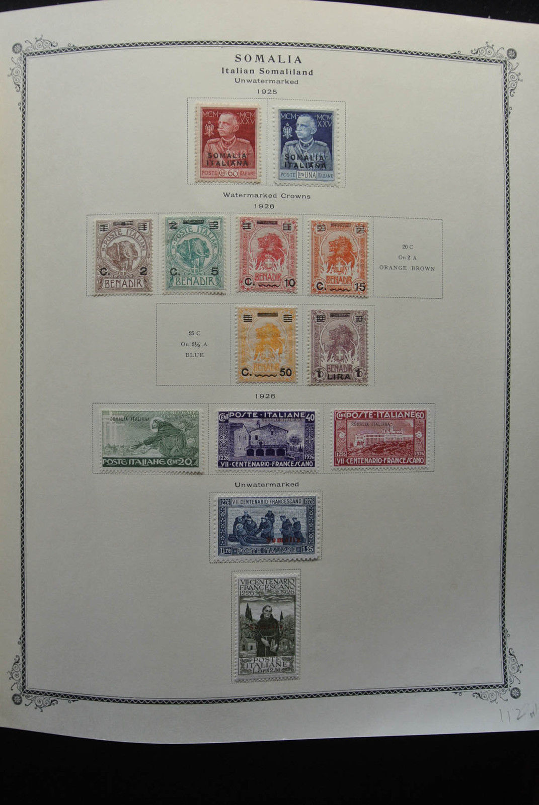 Lot 26220 Collection stamps of Somalia 1903-2000.