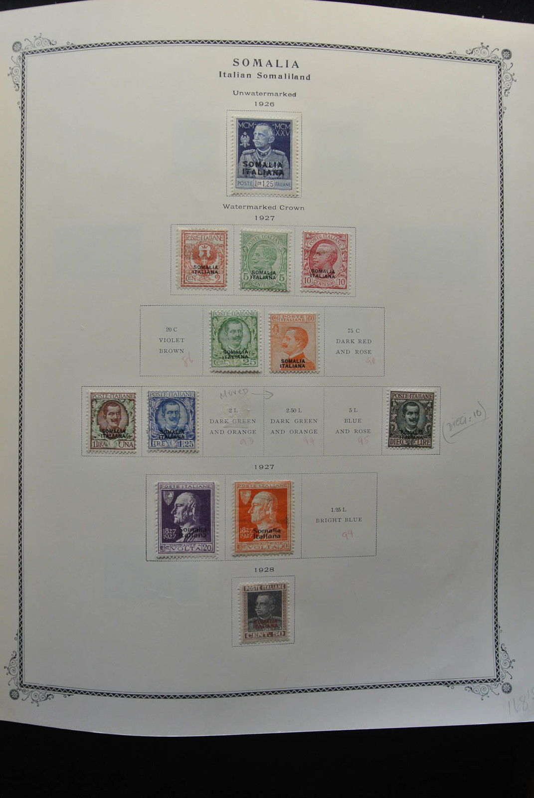 Lot 26220 Collection stamps of Somalia 1903-2000.