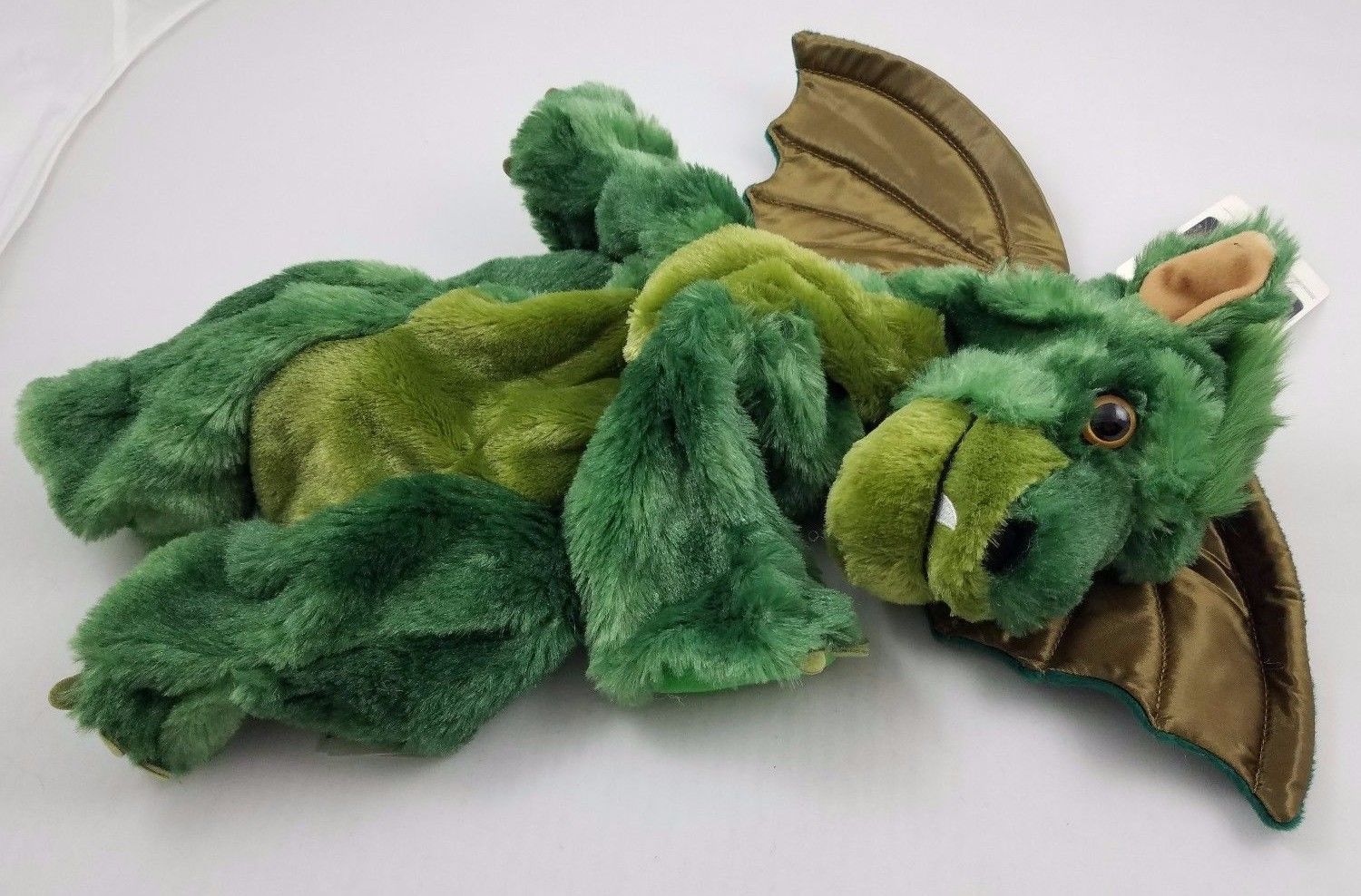 NWT Build A Bear Petes Dragon Elliot Plush Unstuffed Stuffed Animal Disney Green