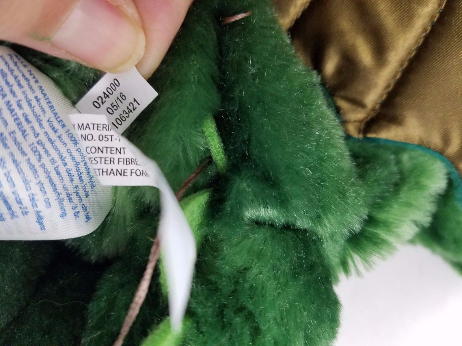 NWT Build A Bear Petes Dragon Elliot Plush Unstuffed Stuffed Animal Disney Green