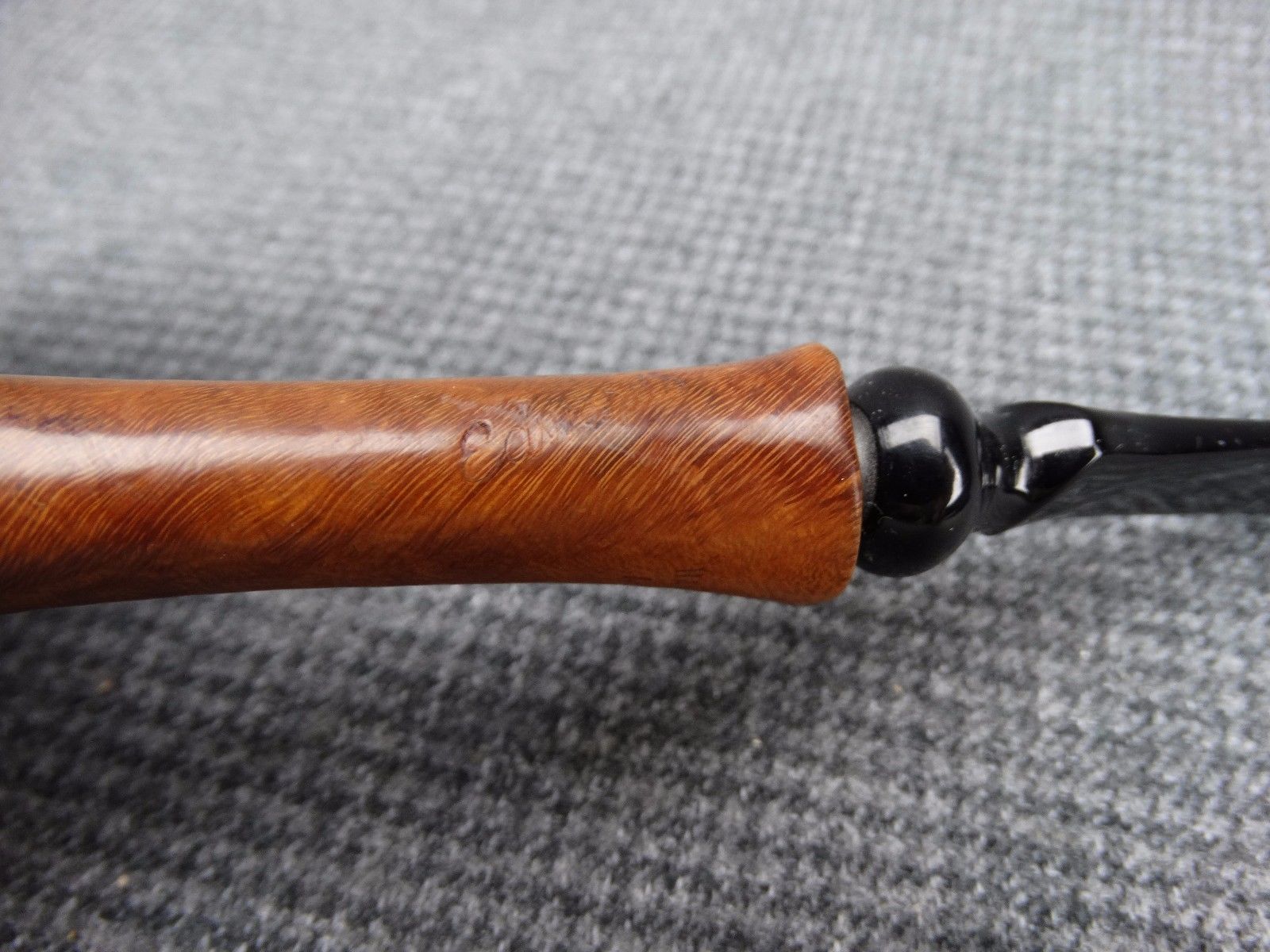 R - VTG Estate Tobacco Pipe Marked "Edward's Hand Made EF1" Restored