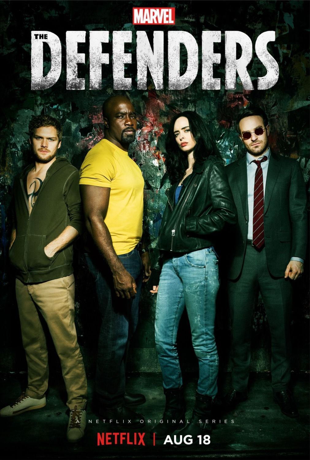 The Defenders Poster Netflix TV Series Print Marvel Comics Art 13x20" 24x36"