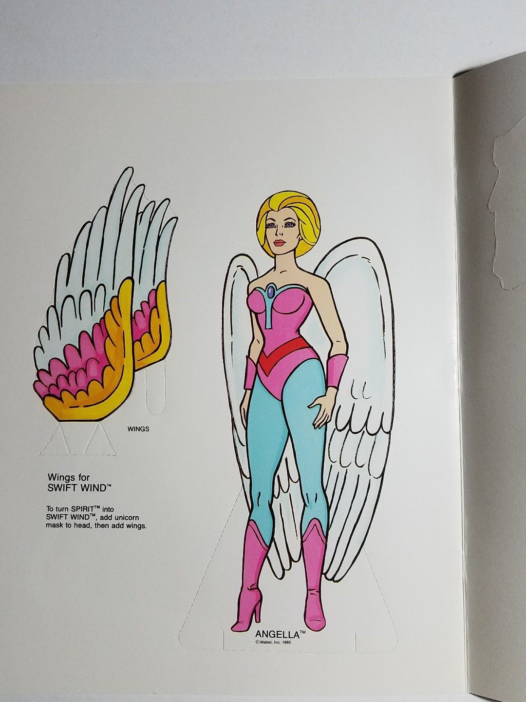 1985 Golden SHE-RA Princess of Power Paper Doll -Golden Book NEW