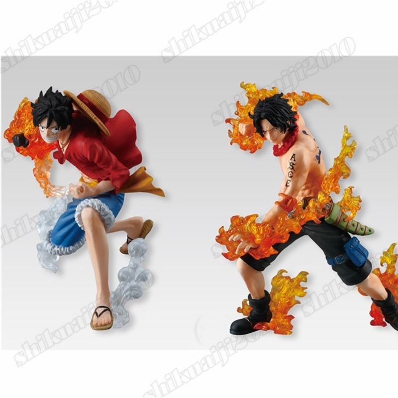 Anime One Piece Attack Styling Luffy Ace Sabo Brother 3pcs PVC Figure New in Box