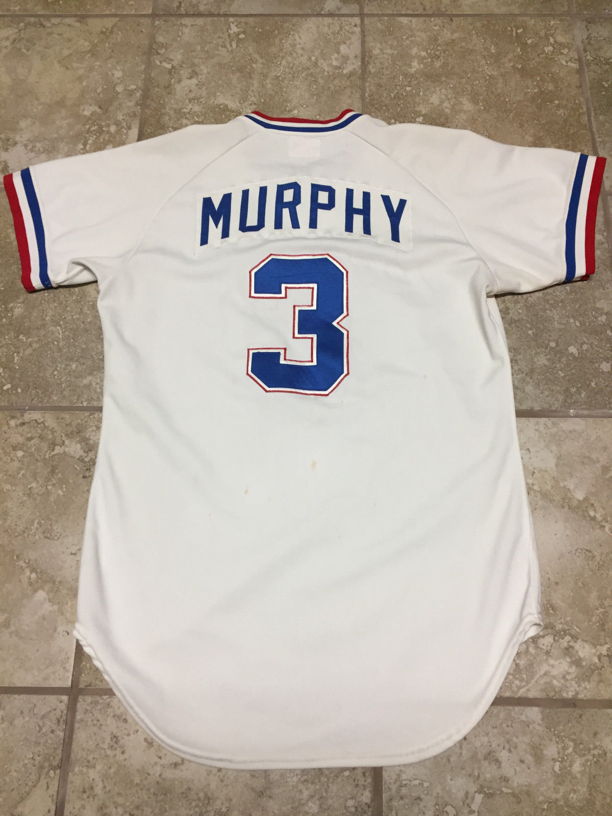 1986 Dale Murphy Game Worn Atlanta Braves White Jersey