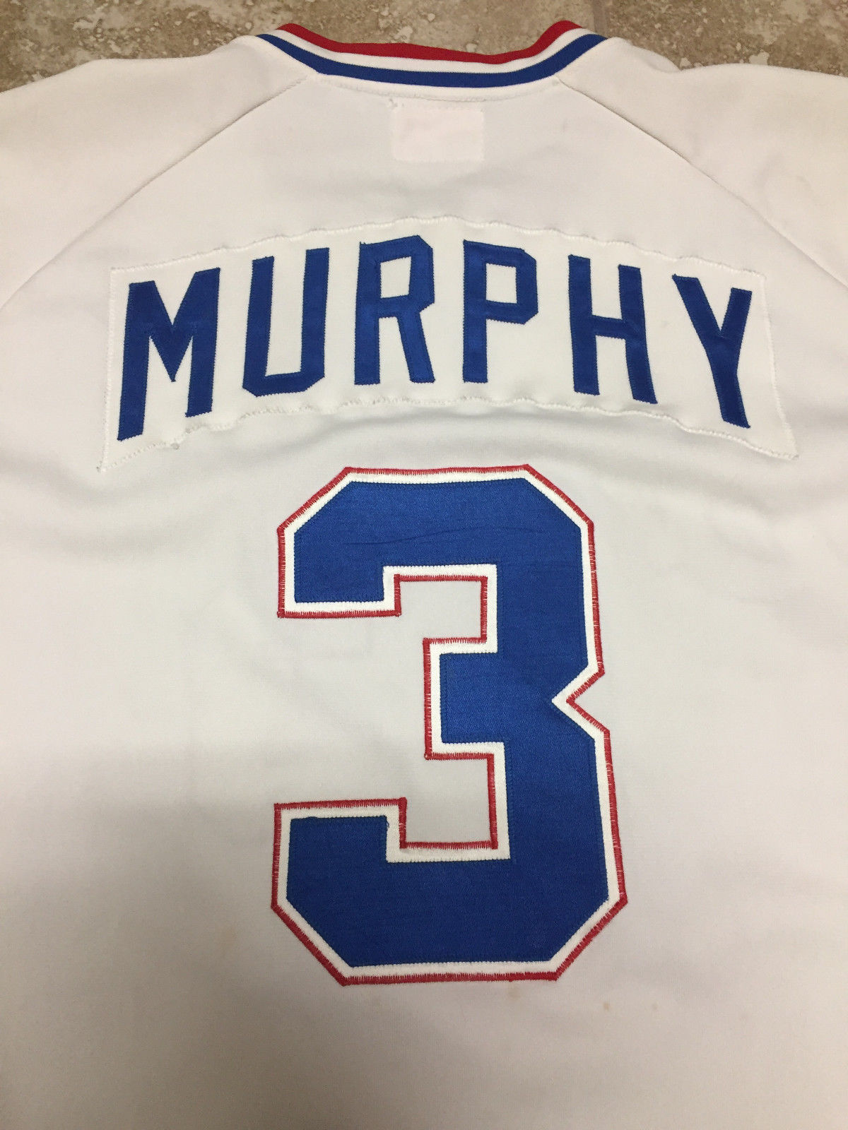 1986 Dale Murphy Game Worn Atlanta Braves White Jersey