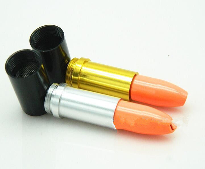 Gift Smoking Pipes Portable Lipstick Shape Tobacco Cigarette Random Delivery