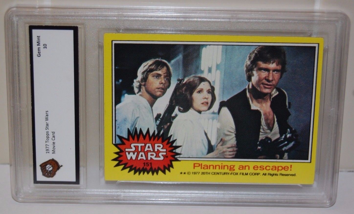 SEALED 1977 Topps Star Wars "Planning the escape" Graded Gem Mint 10 Card