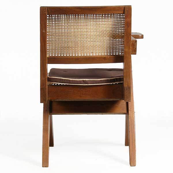 Original PIERRE JEANNERET Mid Century Modern Teak Class Chair Chandigarh c. 1950