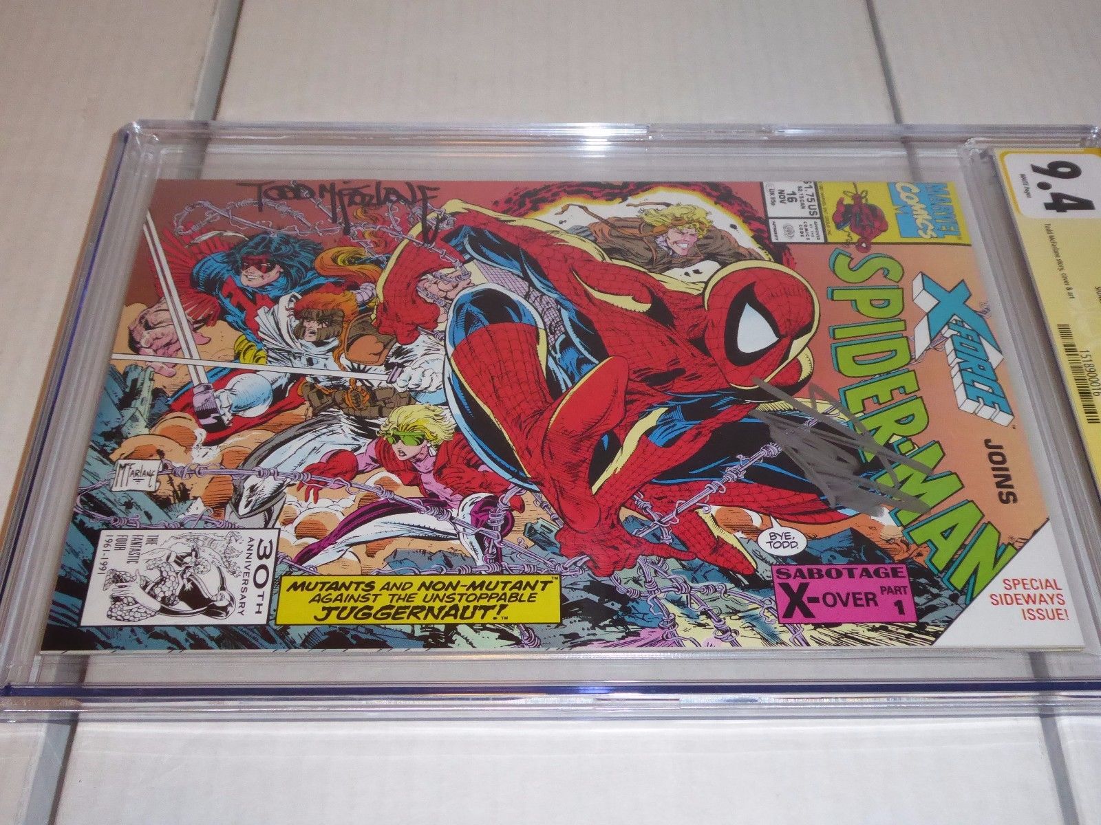 Spider-Man #16 CGC SS Dual Signature Autograph STAN LEE TODD MCFARLANE X-Force