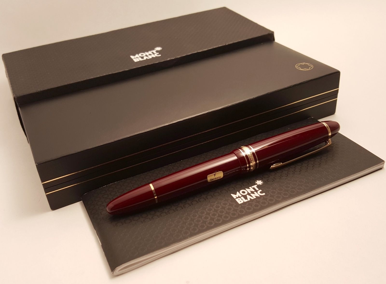 MONTBLANC Meisterstuck Burgundy Red F 14K NIB N° 146 Fountain Pen, MINT!