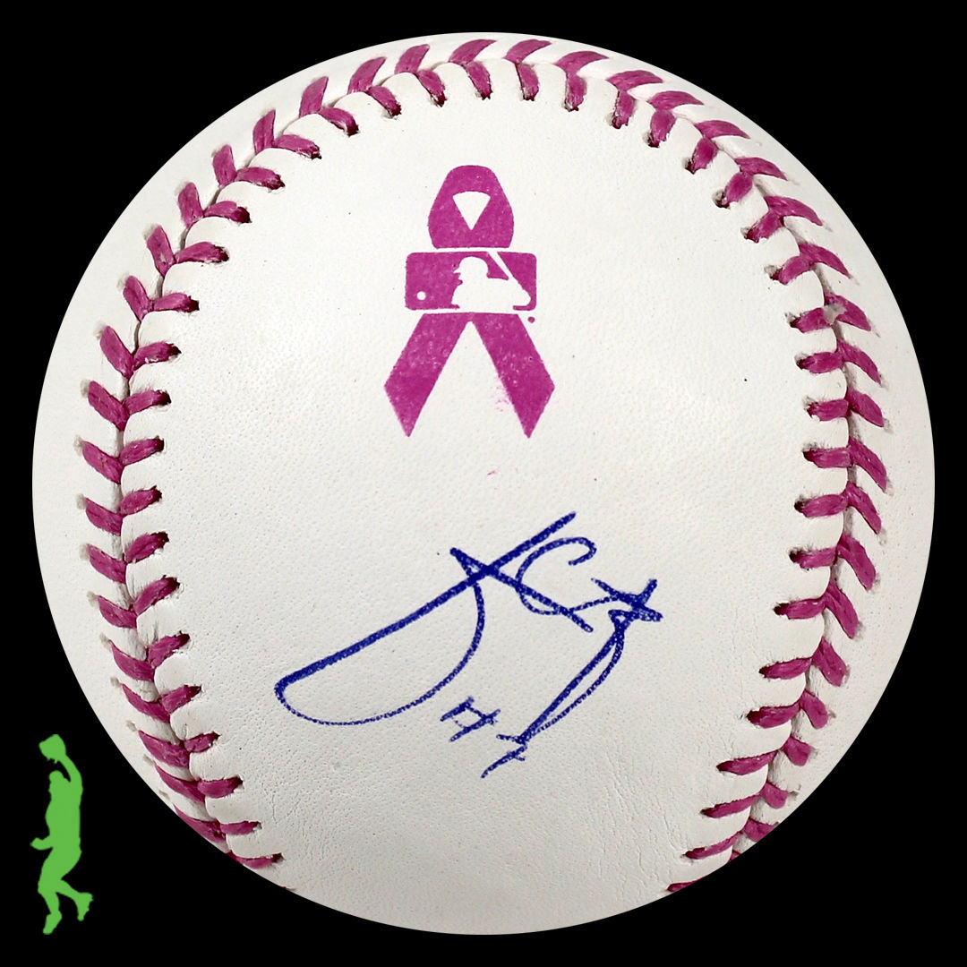 JULIO URIAS AUTOGRAPHED SIGNED MOTHERS DAY BASEBALL BALL DODGERS PSA/DNA COA