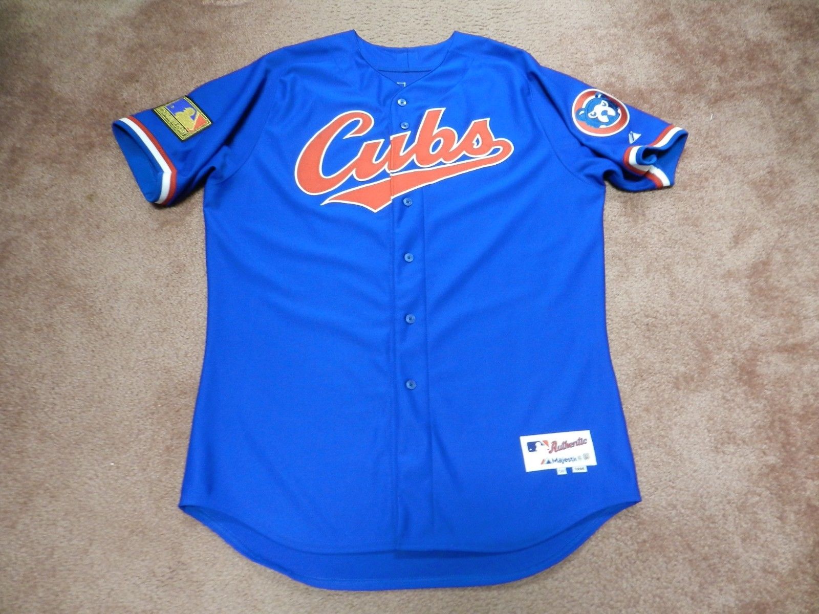 Jacob Turner 2014 Chicago Cubs 1994 TBTC style game used jersey