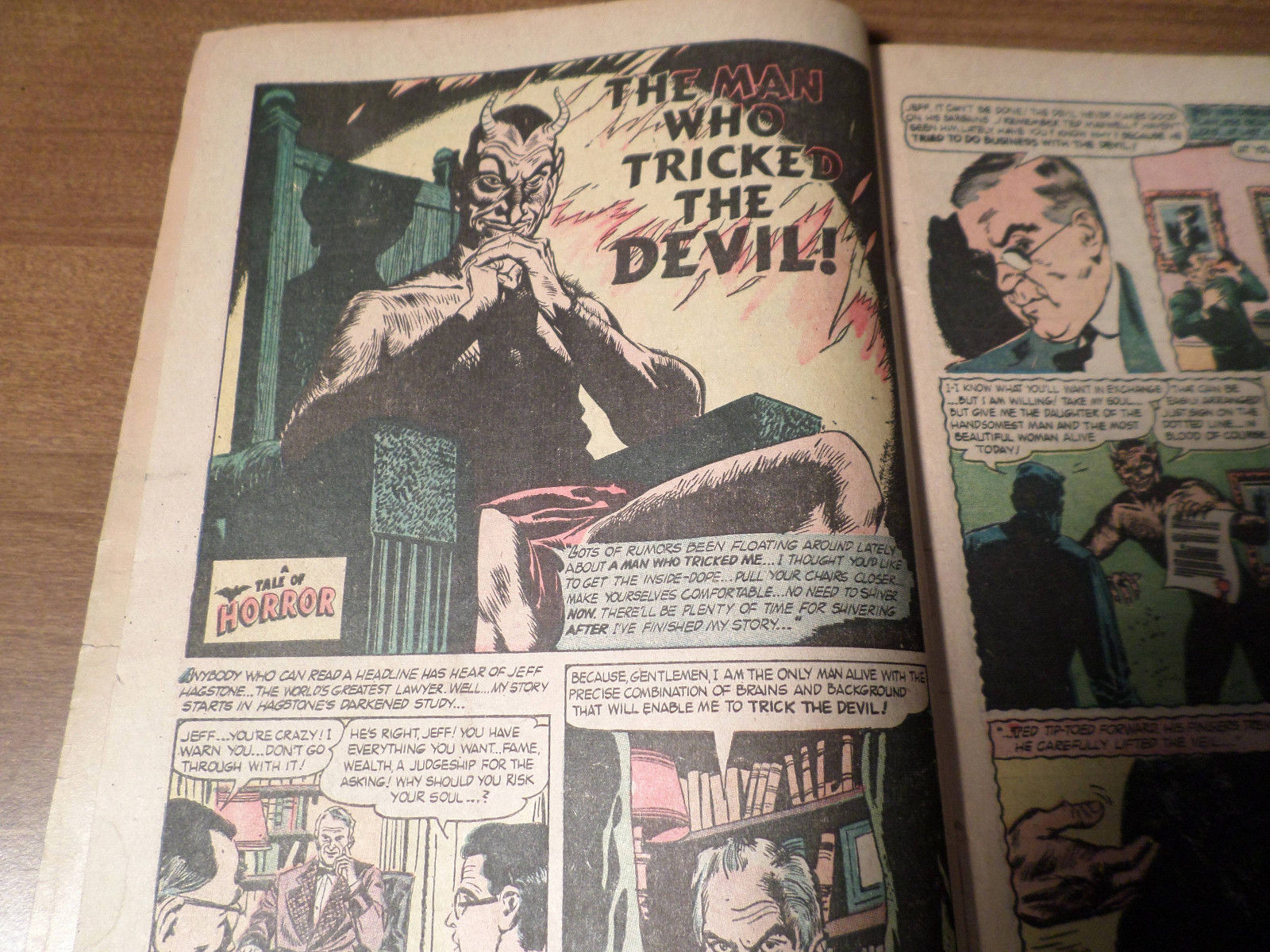 TALES OF HORROR # 7 from 1953 - MINOAN PUBLISHING COMIC - RARE!!!